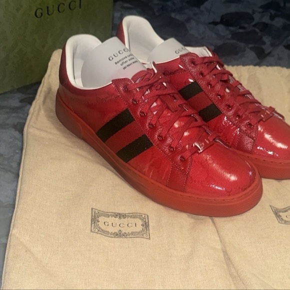 Gucci Ace GG Crystal Canvas for Men’s - Picture 5 of 12